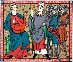 Henry II ve Thomas bir Becket by Unbekannt