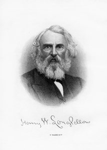 Henry Wadsworth Longfellow, Amerikalı şair ve öğretmen, 19. yüzyılın sonlarında by Unbekannt