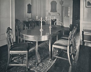 Hepplewhite Maun Yemek Odası Mobilyaları, 1760-1770, 1928 by Unbekannt