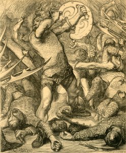 Hereward, Norman konak, c1890 ile yolunu kesiyor. by Unbekannt