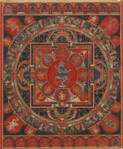 Hevajra Mandala, 15. yüzyıl. by Unbekannt
