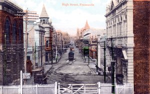 High Street, Fremantle, Avustralya, c1900s by Unbekannt