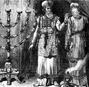 Yüksek rahipler, efod ve keten kaftanları gösteriyor, c1880 by Unbekannt