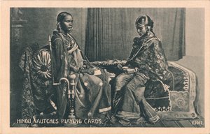Hindu Nautches Oyun Kağıtları, c1910 by Unbekannt