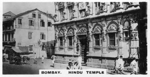 Hindu Tapınağı, Bombay, Hindistan, c1925 by Unbekannt