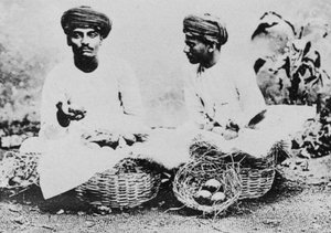 Hindu meyve satıcıları, Hindistan, 20. yüzyıl by Unbekannt