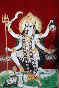 Hindu tanrıçası Kali, Katmandu, Nepal by Unbekannt