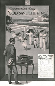 Masters Voice reklamı, 1911. by Unbekannt