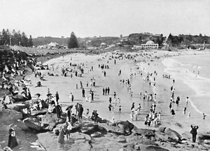 Tatil Zamanı, Coogee Körfezi, c1900. by Unbekannt