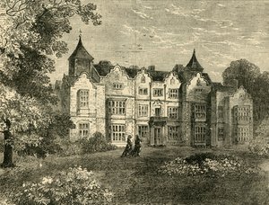 Holland House, Kuzeyden, c1876. by Unbekannt