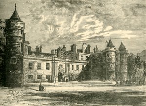 Holyrood Sarayı, Edinburg, 1890. by Unbekannt