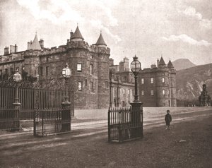 Holyroodhouse, Edinburgh, İskoçya, 1894. by Unbekannt