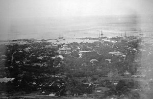 Honolulu limanı, Hawaii, 1885 by Unbekannt