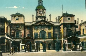 At Muhafızları, Whitehall, Londra, c1910. by Unbekannt