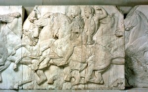 Parthenon frizinden atlılar, MÖ 438-432 by Unbekannt