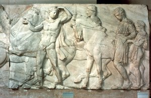 Parthenon frizinden atlılar, MÖ 438-432 by Unbekannt
