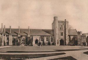 St Cross Hastanesi, Winchester, Hampshire, 20. yüzyılın başlarında by Unbekannt