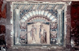 Neptün Evi ve Amphitrite mozaik, Roma, Herculaneum, c69 by Unbekannt