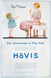 Hovis ekmek reklamı, 1921 by Unbekannt