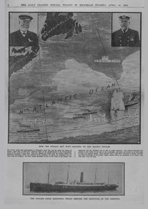 Titanik felaketle nasıl karşılaştı... ve Cunard gemisi Carpathia..., 20 Nisan 1912. by Unbekannt