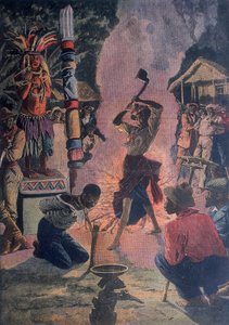 İnsan kurbanı, Lafayette, Louisiana, ABD, 1912 by Unbekannt