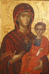 Simge : Sta Mary Hodigitria (16. yüzyıl), Berat, Albanie by Unbekannt