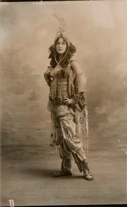 Ida Rubinstein, Rus balerini, 1910 by Unbekannt