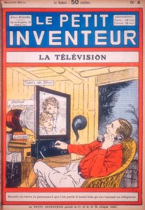 Resim görüntüsünü vermek için neon tüpleri kullanan bir video telefon fikri, c1927 by Unbekannt