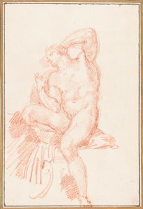 Sistine Şapeli tavanından Ignudo by Unbekannt