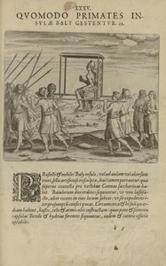Bilinmeyen yazar tarafından Hindistan Orientalis kitabından alınan ve Excudebat Matthaeus Beckerus tarafından yayınlanan illüstrasyon by Unbekannt