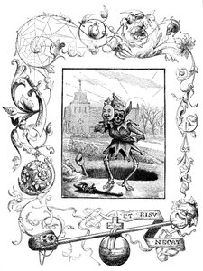 Francis Quarles Amblemlerinden bir çizim, 1895 by Unbekannt