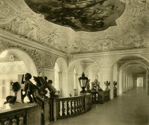 İmparatorluk merdiveni, St Florian Manastırı, Sankt Florian, Yukarı Avusturya, c1935. by Unbekannt