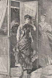 Bir Rüzgar, Yağmur ve Sprey Fırtınası Geldi - ve Portia The Galaxy, An Illustrated ..., Aralık 1869. by Unbekannt