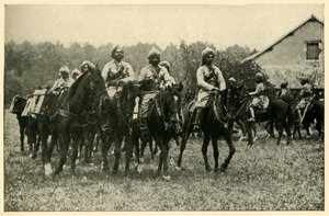Önde Hint askerleri, Birinci Dünya Savaşı, 1914, c1920. by Unbekannt