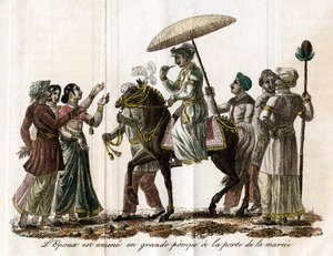 Hint düğün alayı, 19. yüzyıl by Unbekannt