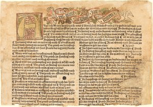İlk A ve Yeni Yıl Dileği, 1483. by Unbekannt