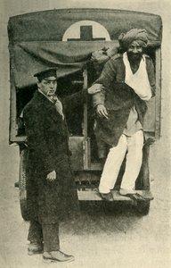 Yaralı Hintli asker, Birinci Dünya Savaşı, 1914, c1920. by Unbekannt