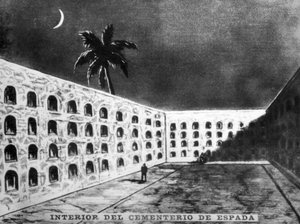 İspanyol mezarlığı içinde, 19. yüzyıl, 1920