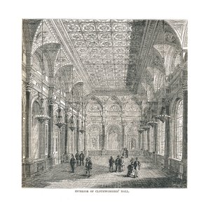 Kumaş İşçileri Salonunun İçi, 1878 by Unbekannt