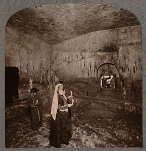 Nablus yolunda Kral Mezarları'nın içi, c1900 by Unbekannt