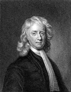 Isaac Newton, İngiliz matematikçi ve fizikçi by Unbekannt