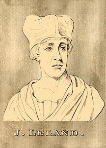 J. Leland, c1503-1552, 1830. by Unbekannt