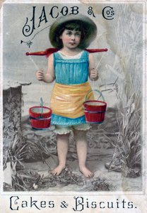 Jacob ve Cos. Cakes & Biscuits, c1900s-c1920s. reklam kartpostal by Unbekannt