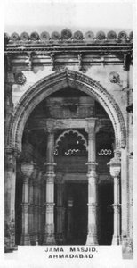 Jama Mescidi, Ahmedabad, Gujarat, Hindistan, 1925 by Unbekannt