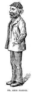 James Keir Hardie, İskoç asıllı İngiliz sendikacı ve İşçi Partisi politikacısı, 1903 by Unbekannt