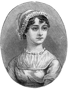 Jane Austen 1775-1817, İngiliz romancı by Unbekannt