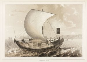 Japonca Hurda (Jonque), 1853-1856 dolayları by Unbekannt