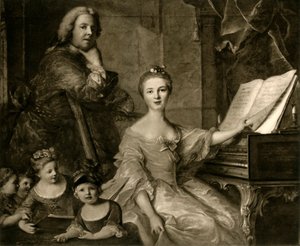 Jean-Marc Nattier ve ailesi, 1730-1762, 1903. by Unbekannt