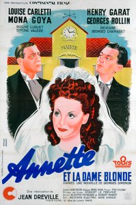 Jean Drevilles Annette et la Dame Blonde, Annette ve Sarışın Kadın, 1941 by Unbekannt