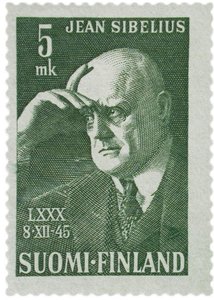 Jean Sibelius posta pulu, 1945 by Unbekannt